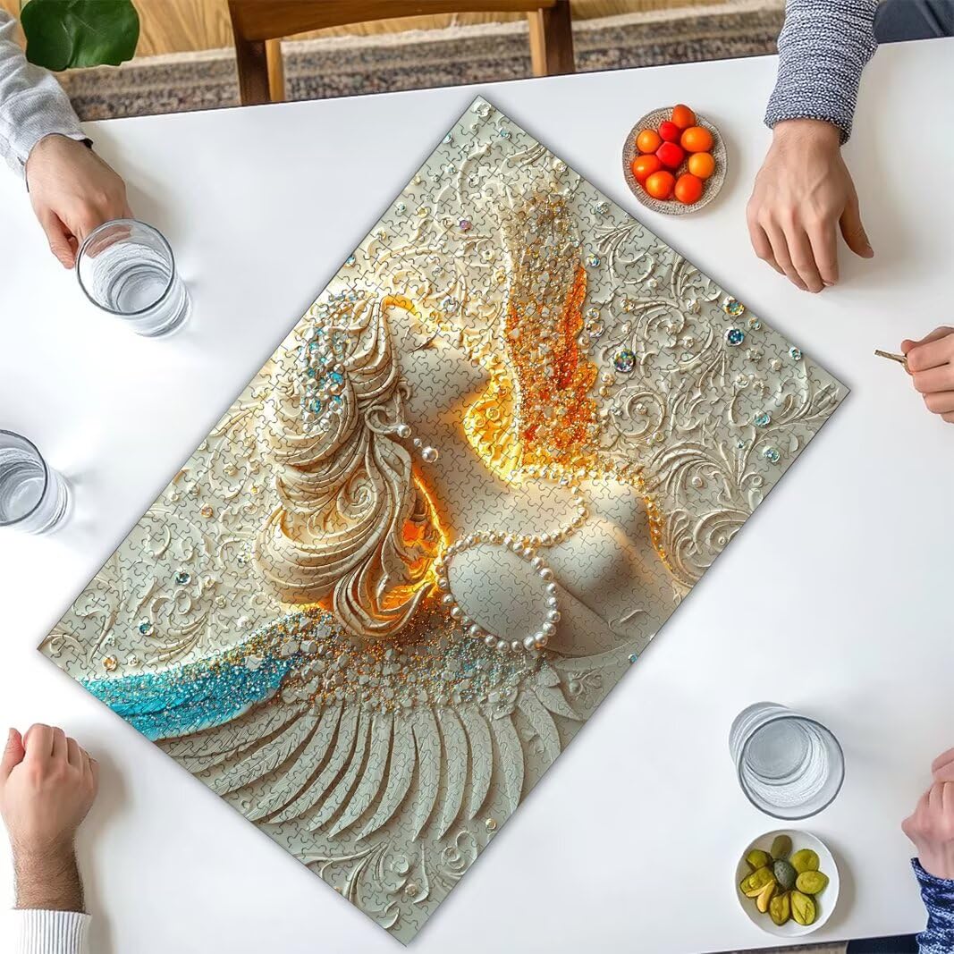 Puzzle elfy, puzzle 3000 elementów dla dorosłych, puzzle do dekoracji