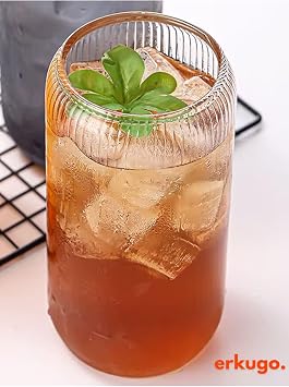 Pipetli Borosilikat Sunum Bardağı, Kahve Bardağı, Isı Dayanıklı Bardak (500 ml) Coollime2-1 Şeffaf