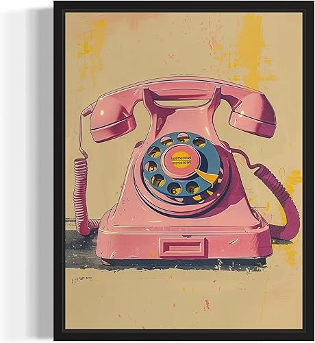 Póster retro de arte pop para teléfono, pinturas vintage para decoración de pared, obras de arte clásicas para decoración de dormitorio, sala de