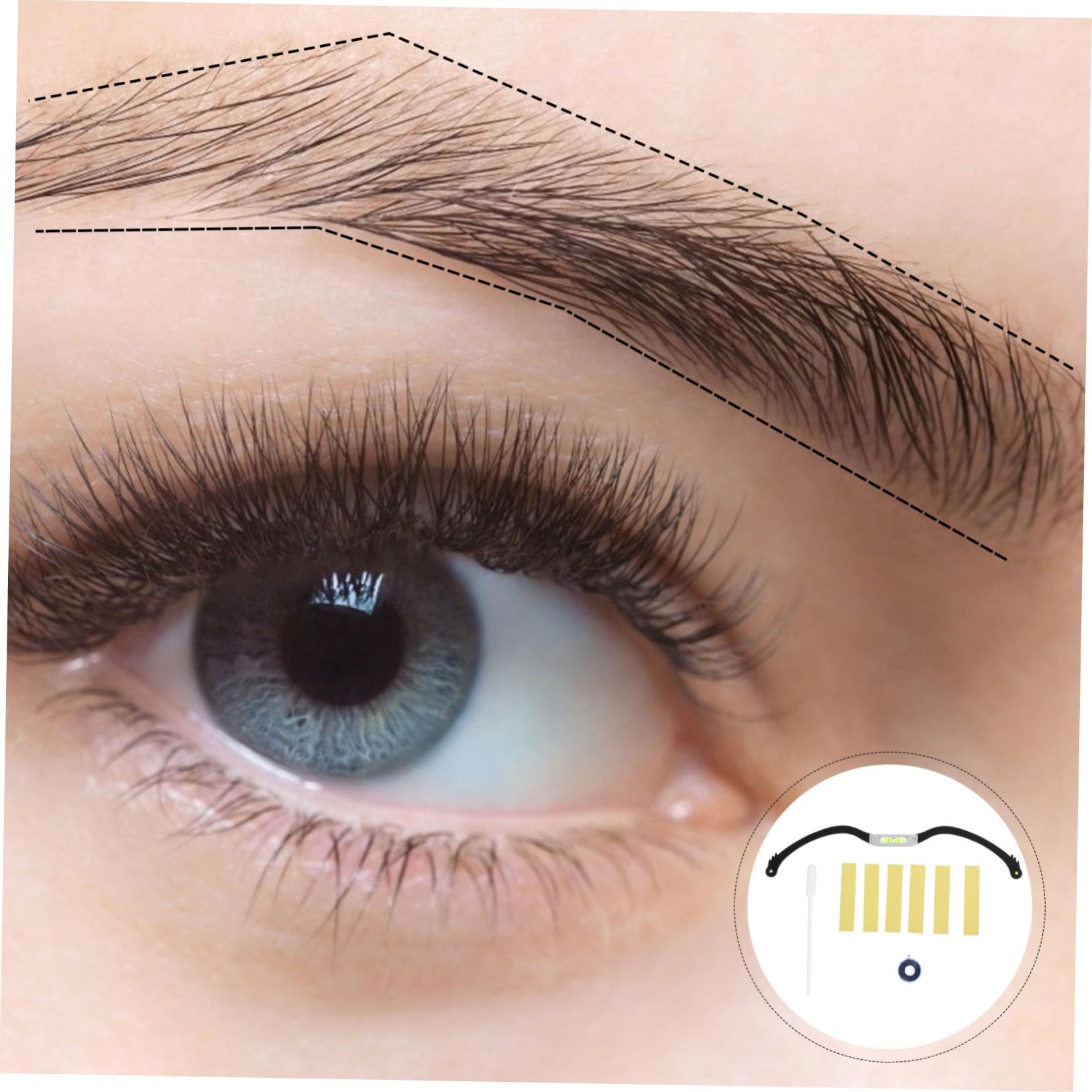 Healeved 4pezzi Ruler Per Sopracciglia Righello e Strumento Per Mapping Sopracciglia Design Livellato Per Makeup e Modellazione
