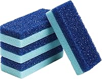 Mantello 4-Pack Double-Sided Pumice Stones for Feet - Callus Remover & Dead Skin Scrubber for Shower, Tub, Cracked Heels