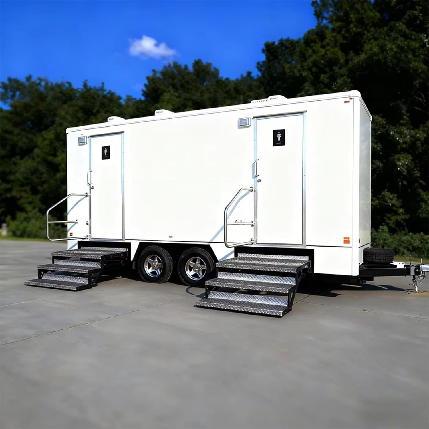 Commercial Mobile Toilet Trailer – Prefab Portable Restroom Cabin