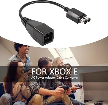 CERRXIAN 0.5ft Power Supply for Xbox 360 to Xbox 360 Slim Replacement Power Conversion Cable(360-s)