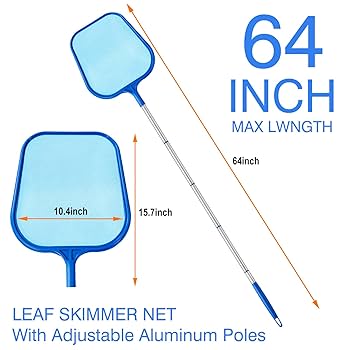 Produktbild von Pool-Reinigungsnetz, Pool-Skimmernetz, Oberflu00e4chennetz Mit Extra Feiner Masche Laubfanger Reinigungsmittel Fur Spa Pools Pool Netzreinigung 86423363