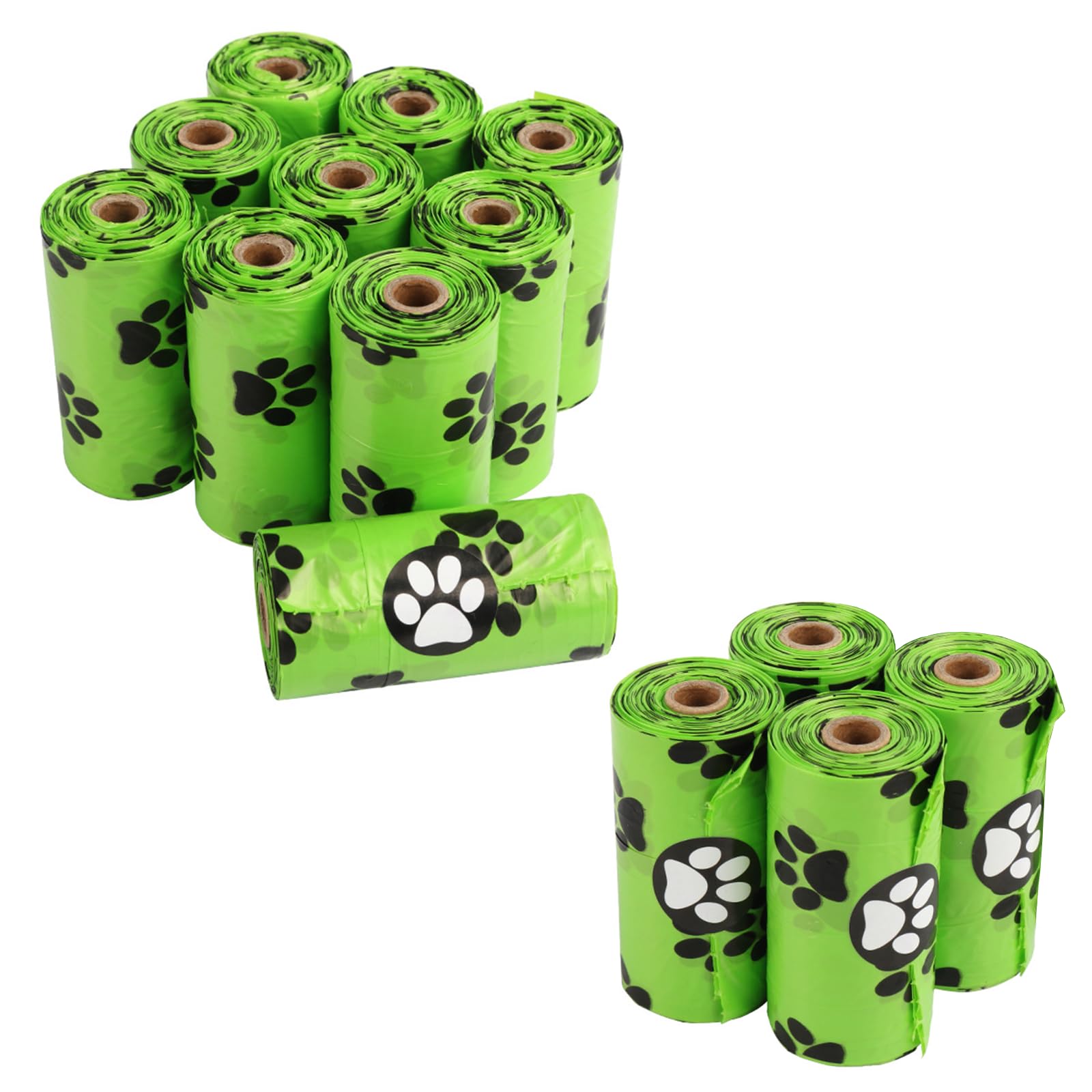 DRGNSAMU 210cs Poop Bags and 14 Bags Each,Fragrant Dog Poop Bags Rolls for Outdoor Walks, Leak-proof Dog Bags for Poop and Dog Waste Bags Refills