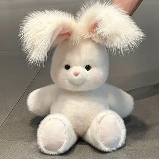 Running Plushies, 17.7" Cute Running Bunny Stuffed Animal for Kids 3+ | Super Soft and Fluffy, Interactive Moving Legs for Stress Relief, Bedtime Cuddling, Birthday Christmas Gift for Boys Girls