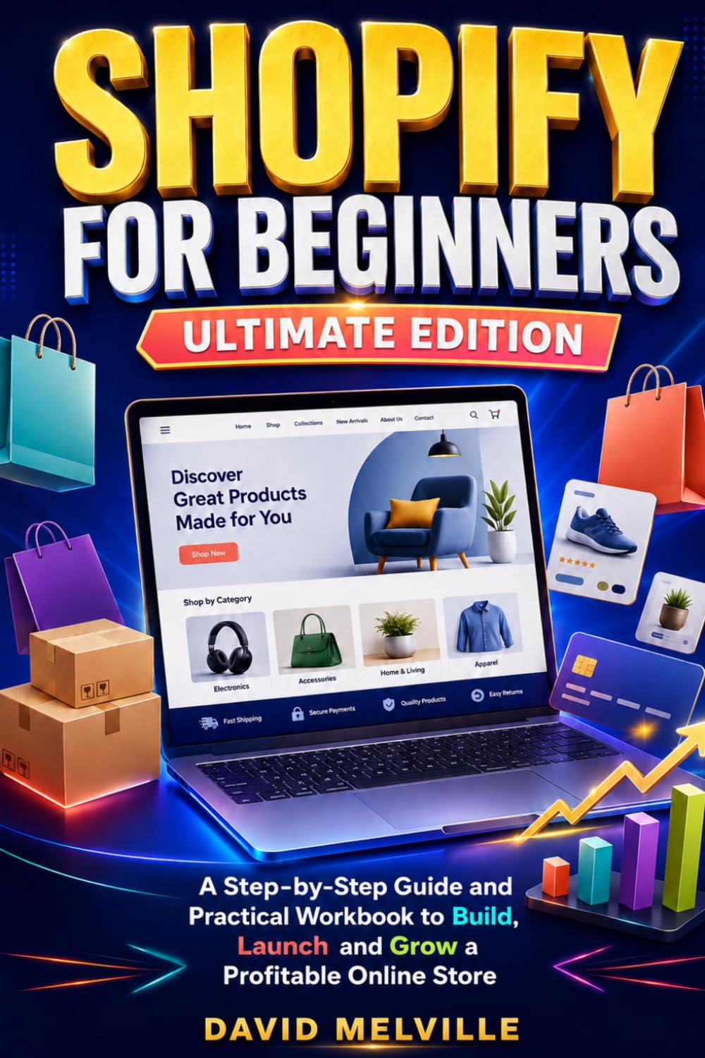 Shopify for Beginners: Ultimate Edition: A Step-by-Step Guide and Practical Workbook to Build, Launch and Grow a Profitable Online Store (The Shopify Business Success Series)