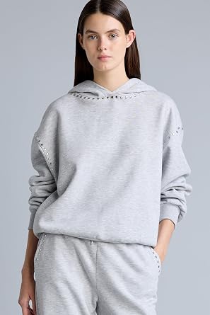 DeFacto Boxy F t Kap onlu  lemeli Kal n Sweatshirt