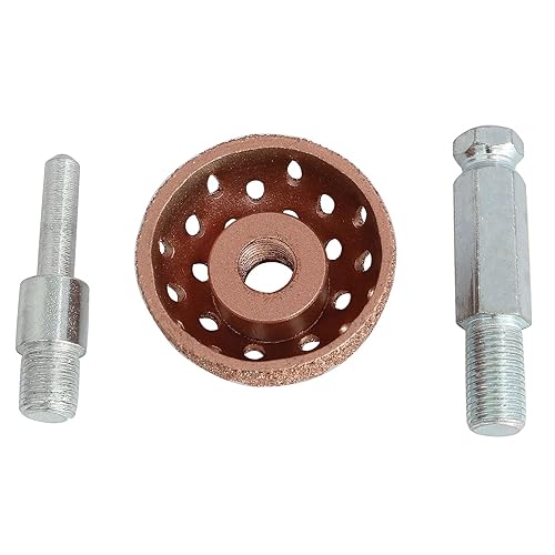 Miniatura 2 de Longdex Rueda amortiguadora de neumáticos de 1.496 in Reparación de neumáticos Cabeza de molienda Rueda de pulido de grano grueso con herramienta