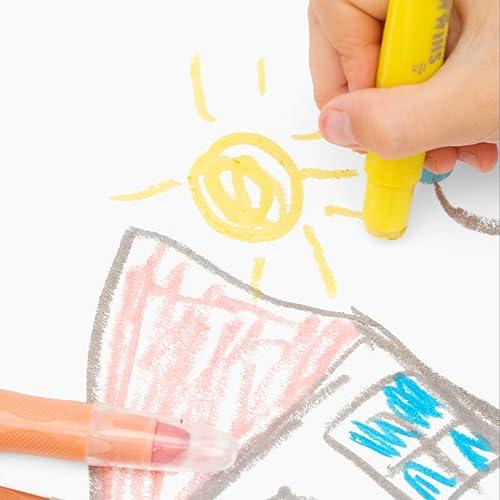 Miniatura 9 de Lápices de gel para acuarela, nueva fórmula actualizada. 12 crayones brillantes, lavables, no tóxicos, retorcidos, efecto de acuarela, color pastel,