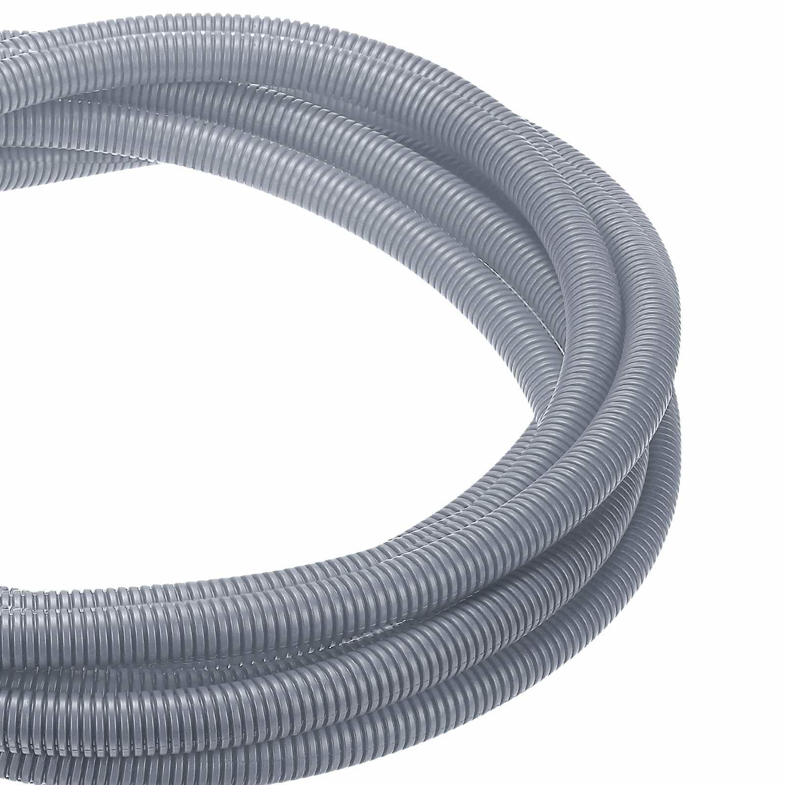 DMiotech 100ft Wire Loom Split Tubing 5/8 Inch(15.9mm) ID Gray