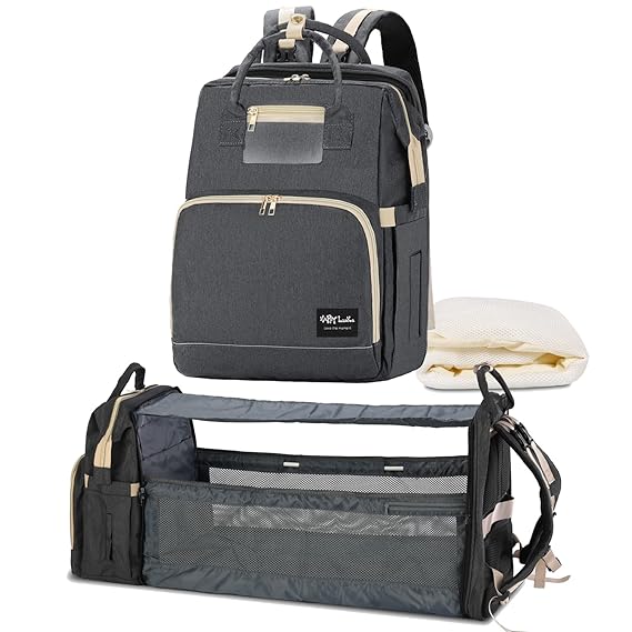 HappyLuoka Diaper Bag Backpack with Changing Pad