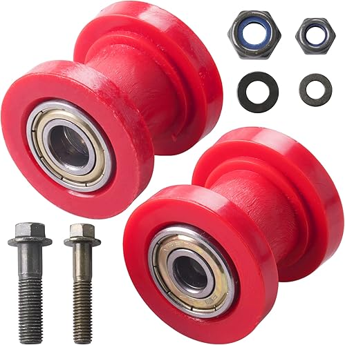 JINGKE Polea de rodillo de cadena de 0.315in y 0.394in, guía de rueda para motocicleta, mini bicicleta, ATV, 125 cc 140 cc 160 cc SSR XR125 CRF50