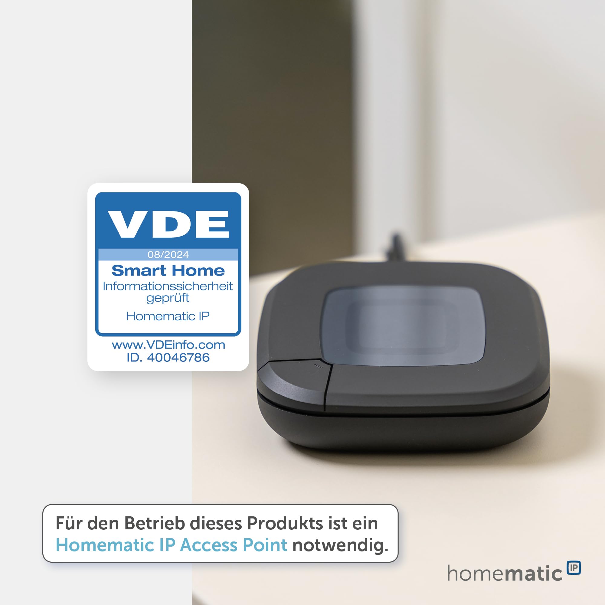 Homematic IP Smart Home 161613A0 - Enchufe de conmutación digital para controlar luces o aparatos eléctricos a través de la aplicación, Alexa y Google Assistant, ahorro de energía