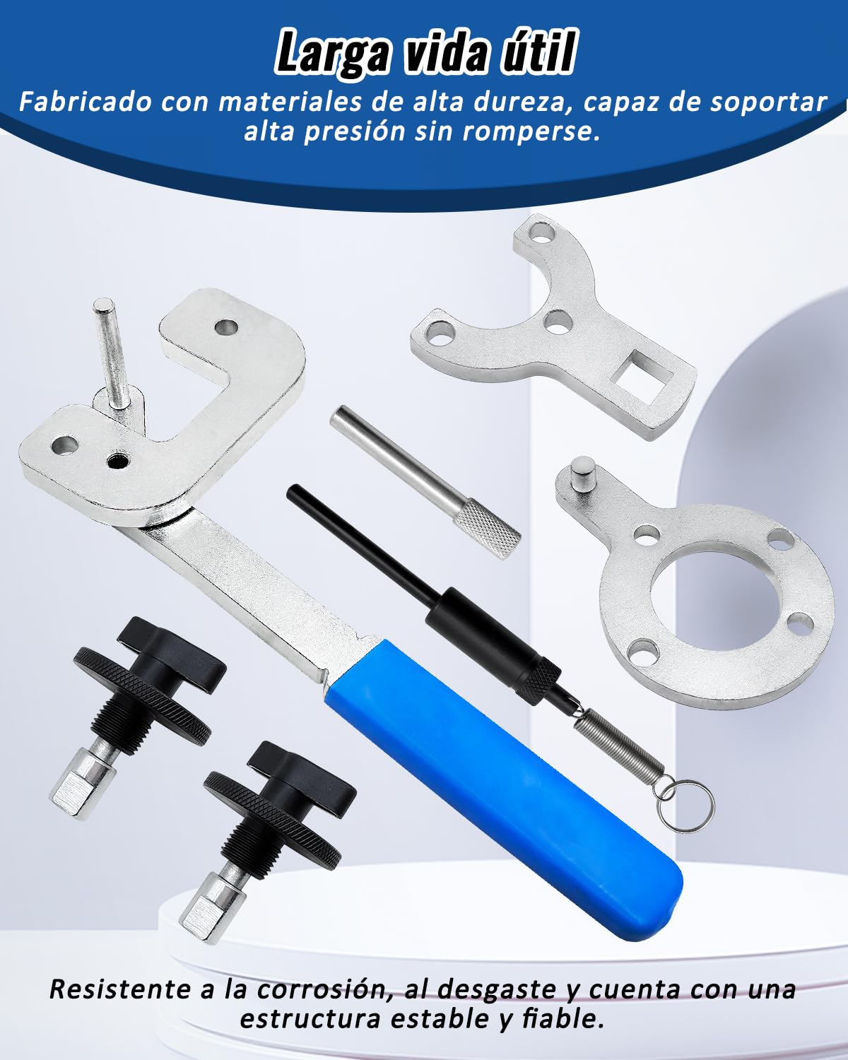 Herramienta de Calado distribucion del Motor Compatible con FIAT, Ford, Vauxhall, Opel, Suzuki, Citroën, Peugeot, Alfa Romeo, Lancia 1.3L Diésel, Kit de Bloqueo de levas 1871000200 1871000900