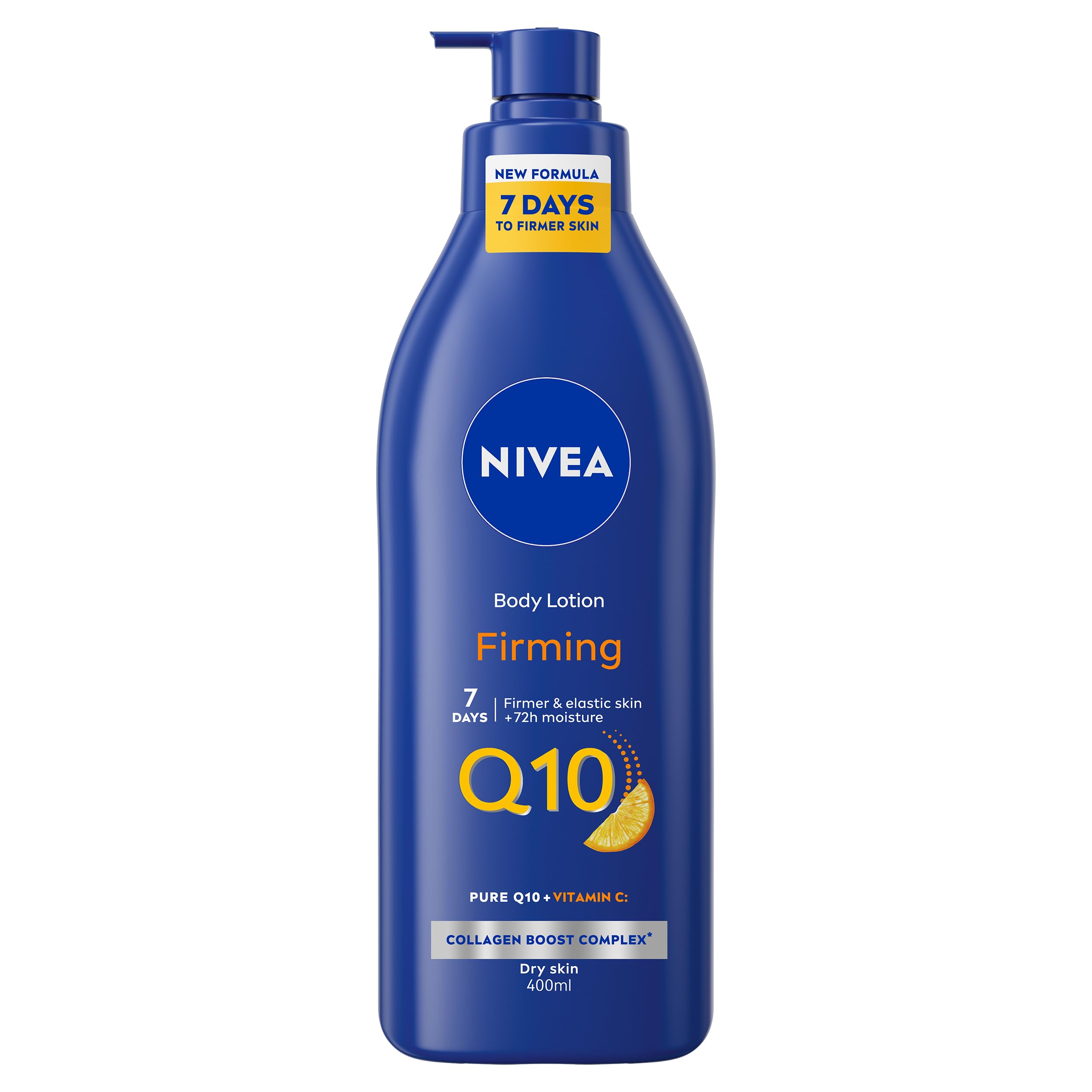 Nivea Q10 Firming Rich Body Lotion With Vitamin C (400Ml), Moisturiser For Firmer Skin With Q10 And Vitamin C, Body Lotion For Dry Skin Pack