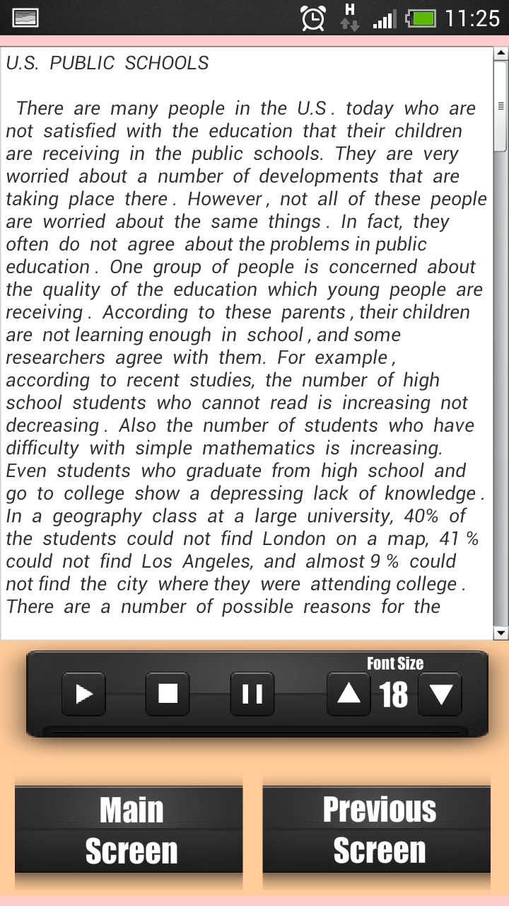 Read And Listen English - App on Amazon Appstore
