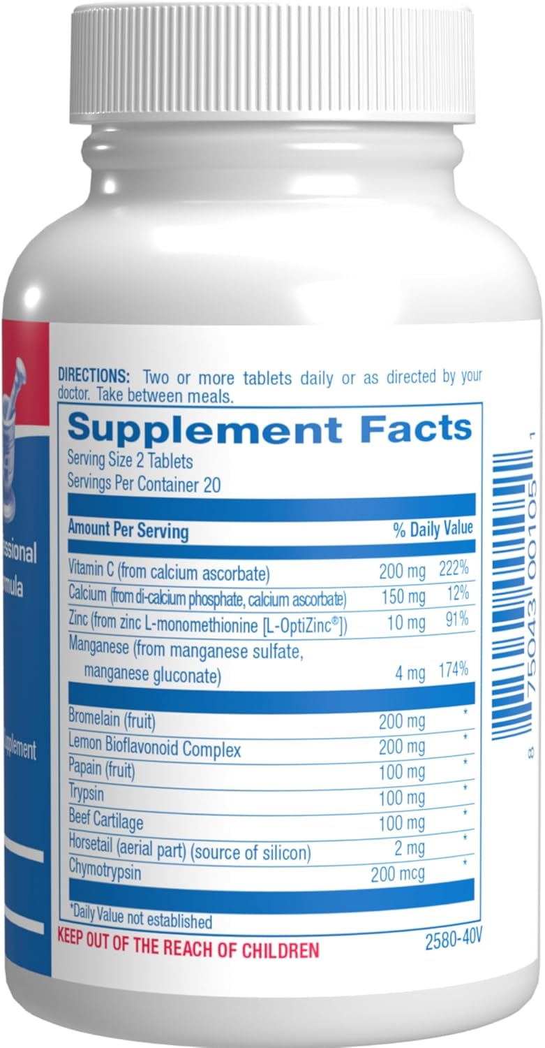 Cartilage Ligament and Tendon Supplement - Clinical Restorative Joint Support Formula with Bovine Cartilage Minerals & Proteolytic Enzymes for Comfort Mobility & Recovery Support - 20 Servings - Image 2