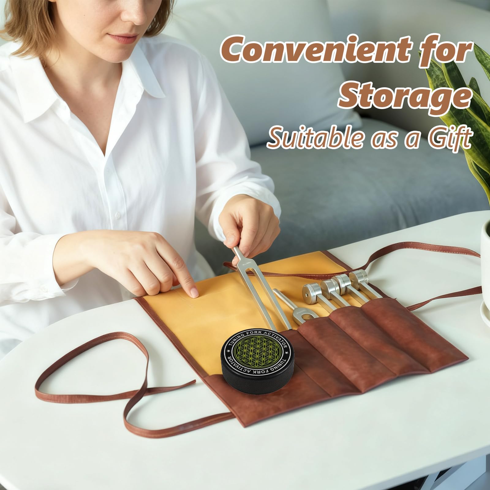 Juego de 4 tenedores de afinación para curación, juego de 4 tenedores de afinación con peso corporal para curación de chakras, 128 Hz, 256 Hz, 384 Hz, 136.1 Hz, aleación de aluminio con bolsa