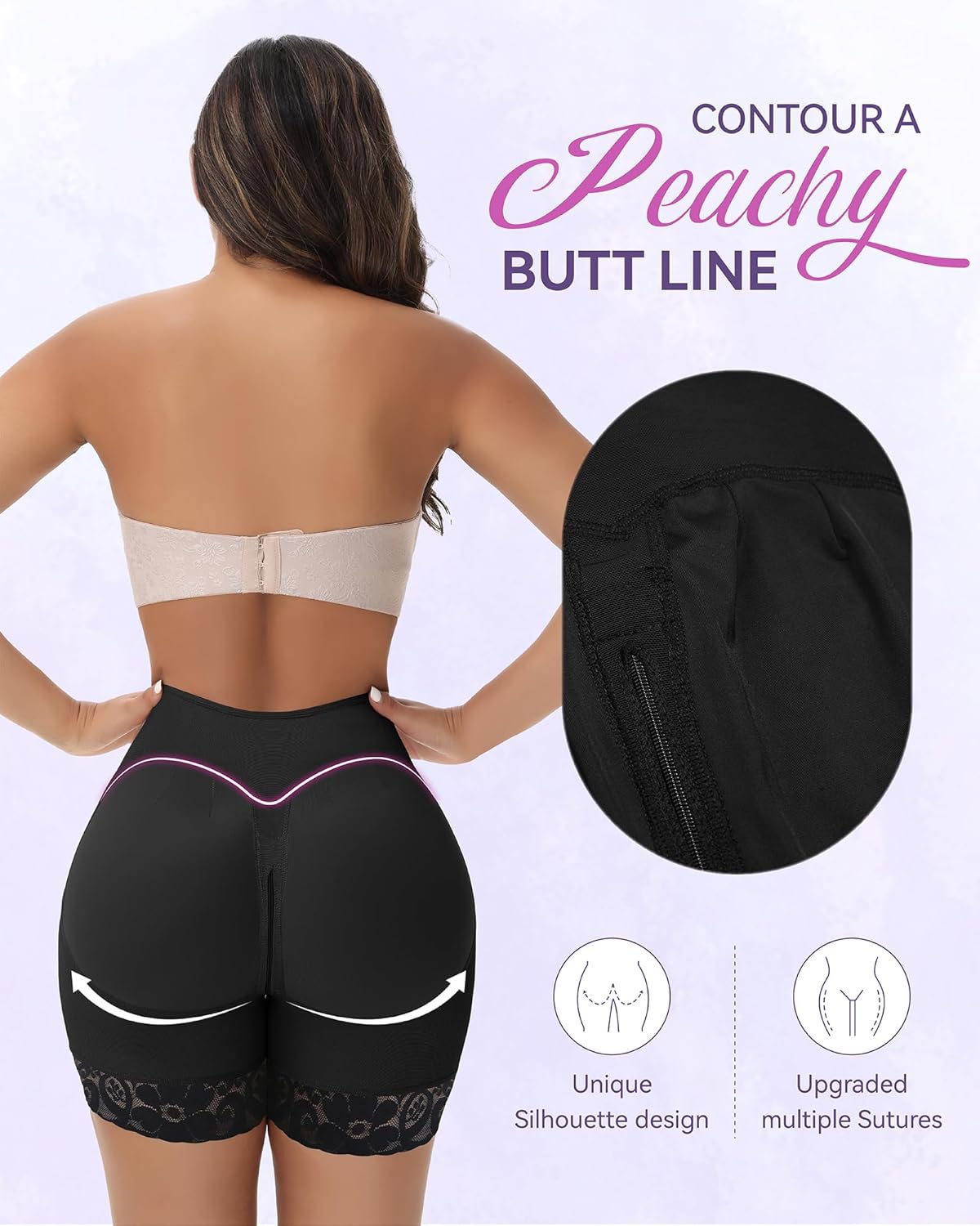 SHAPSHE Tummy Control Shapewear Shorts Butt Lifting Panties Compression Underwear Women Curvy Faja Colombianas Moldeadoras - Image 7