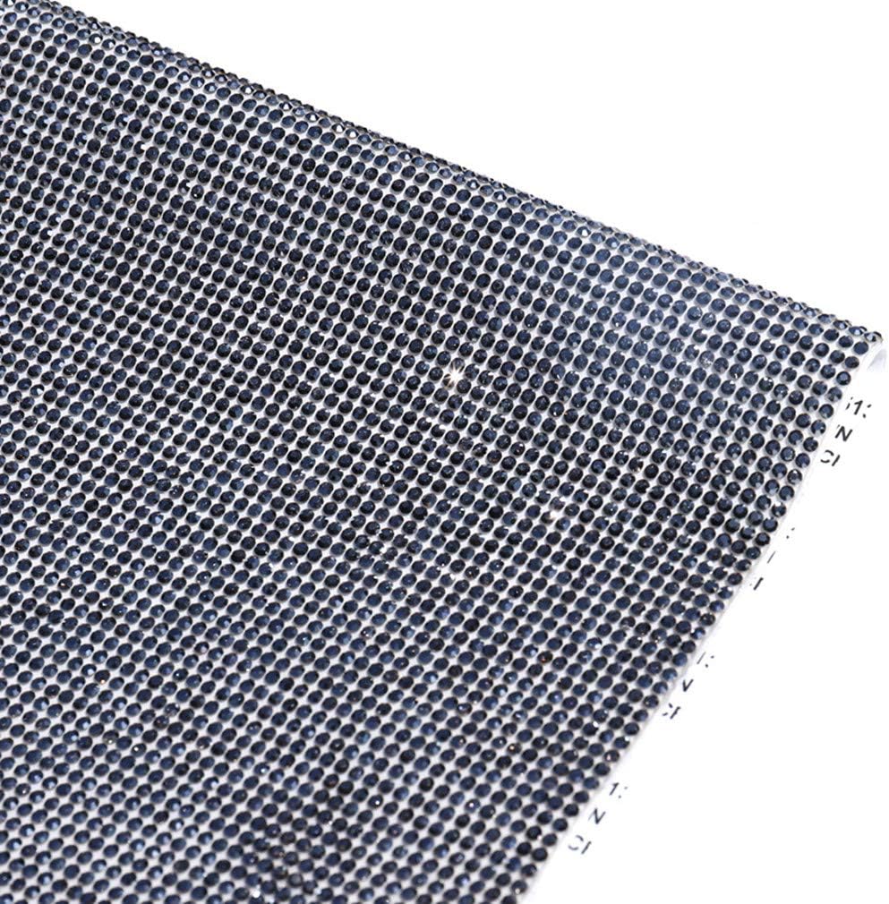 Amazon Com Dxdecor 9 4in X 15 7in Bling Crystal Rhinestone Diy Decoration Sticker Self Adhesive Crystal Sheet With 2mm Rhinestones Iron Gray