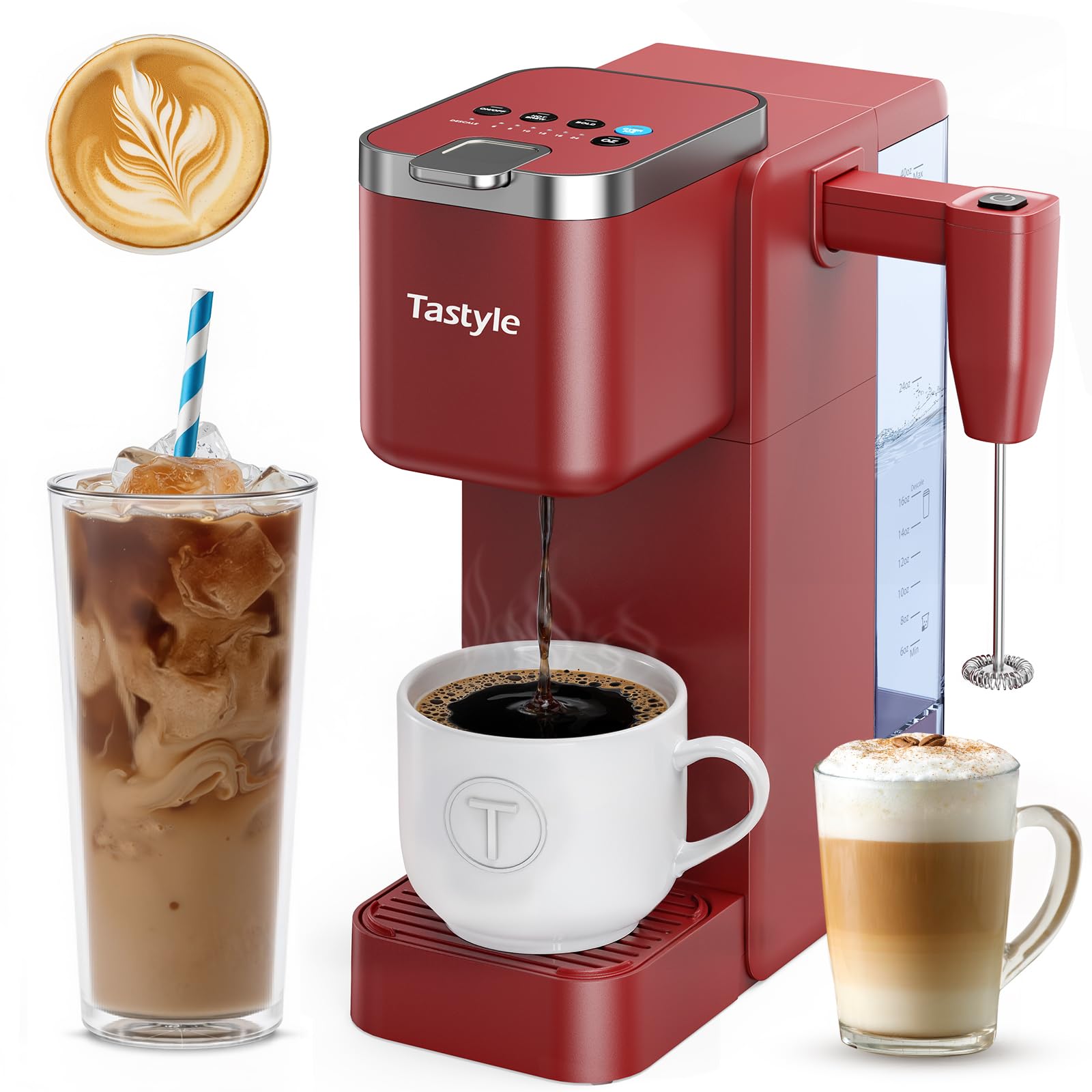 Amazon.com: Tastyle 330MF Single Serve Coffee Maker with Built-in