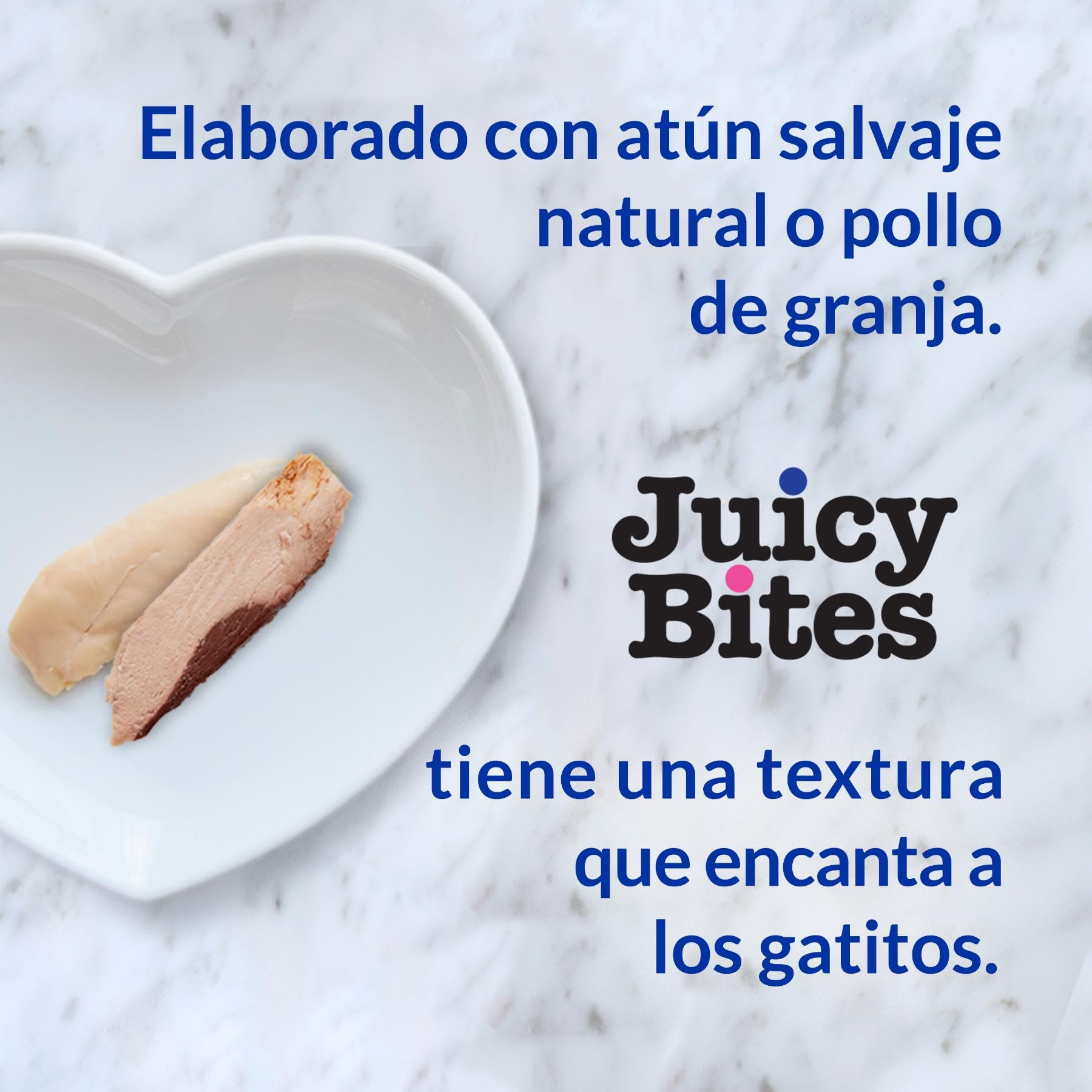 INABA Juicy Bites Gatos - Recetas Saludables de Calamar y de Caldo Casero - Snacks Húmedos para Mascotas - Deliciosas Golosinas - Sin Cereales, Sin Conservantes ni Colorantes - 203,4g (18x11,3g)