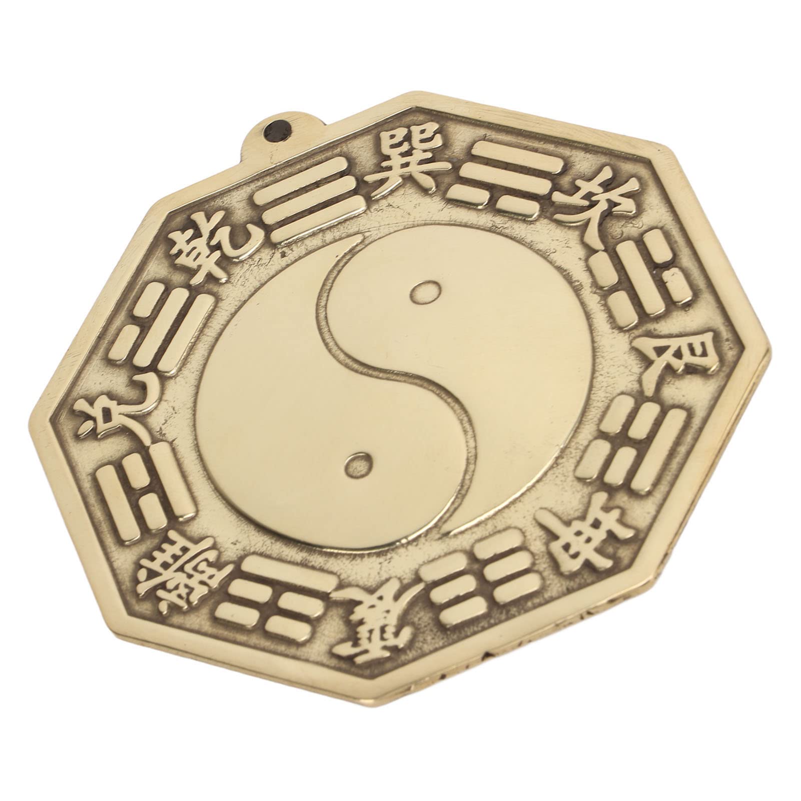 SIXRUN Specchio Bagua in Ottone, Specchio Feng Shui, Protezione da Appendere All'aperto