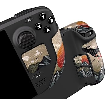 PlayVital Non-Slip Grip Mat Skin Sticker Set for Steam Deck LCD & OLED