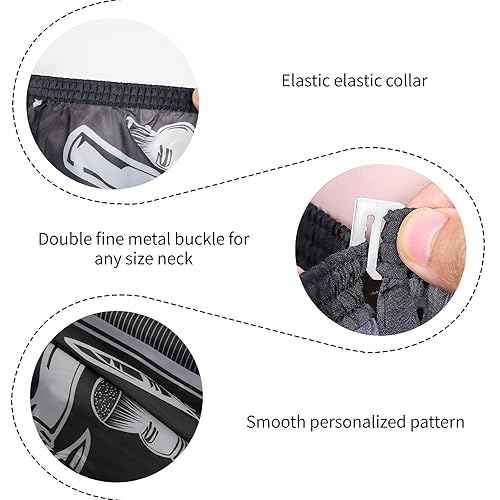 Miniatura 3 de Capas de corte de cabello para adultos, capa de peluquería para hombres, capa de peluquería para cortes de cabello, capa de peluquería para corte de