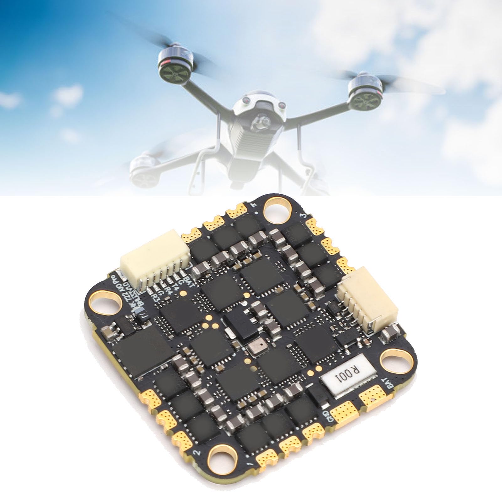 Tangxi Kompaktowa Płytka Drukowana 4 w 1 ESC do Obsługi Dronów RC Obsługa Wielu Protokołów, w Tym Odbiorników Frsky i Futaba Kable XT60 w Zestawie dla łatwej Integracji z ą