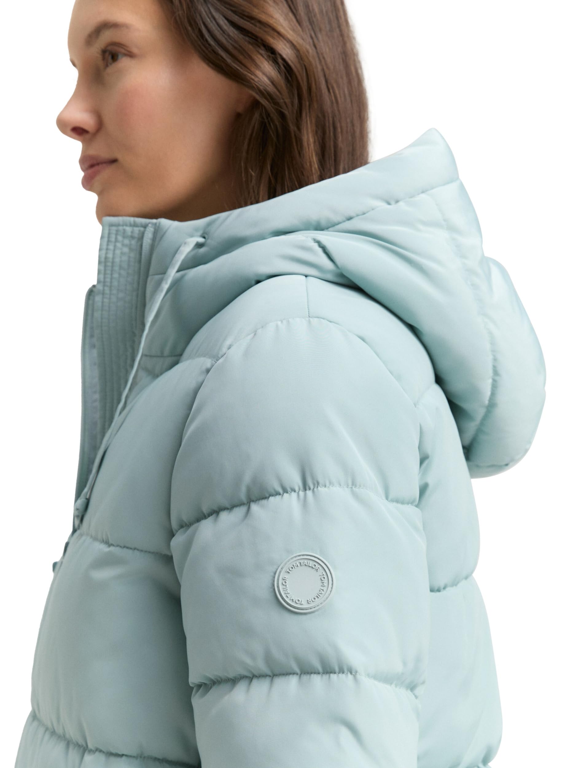 TOM TAILOR Damen 1049103 Winter-Puffer-Mantel