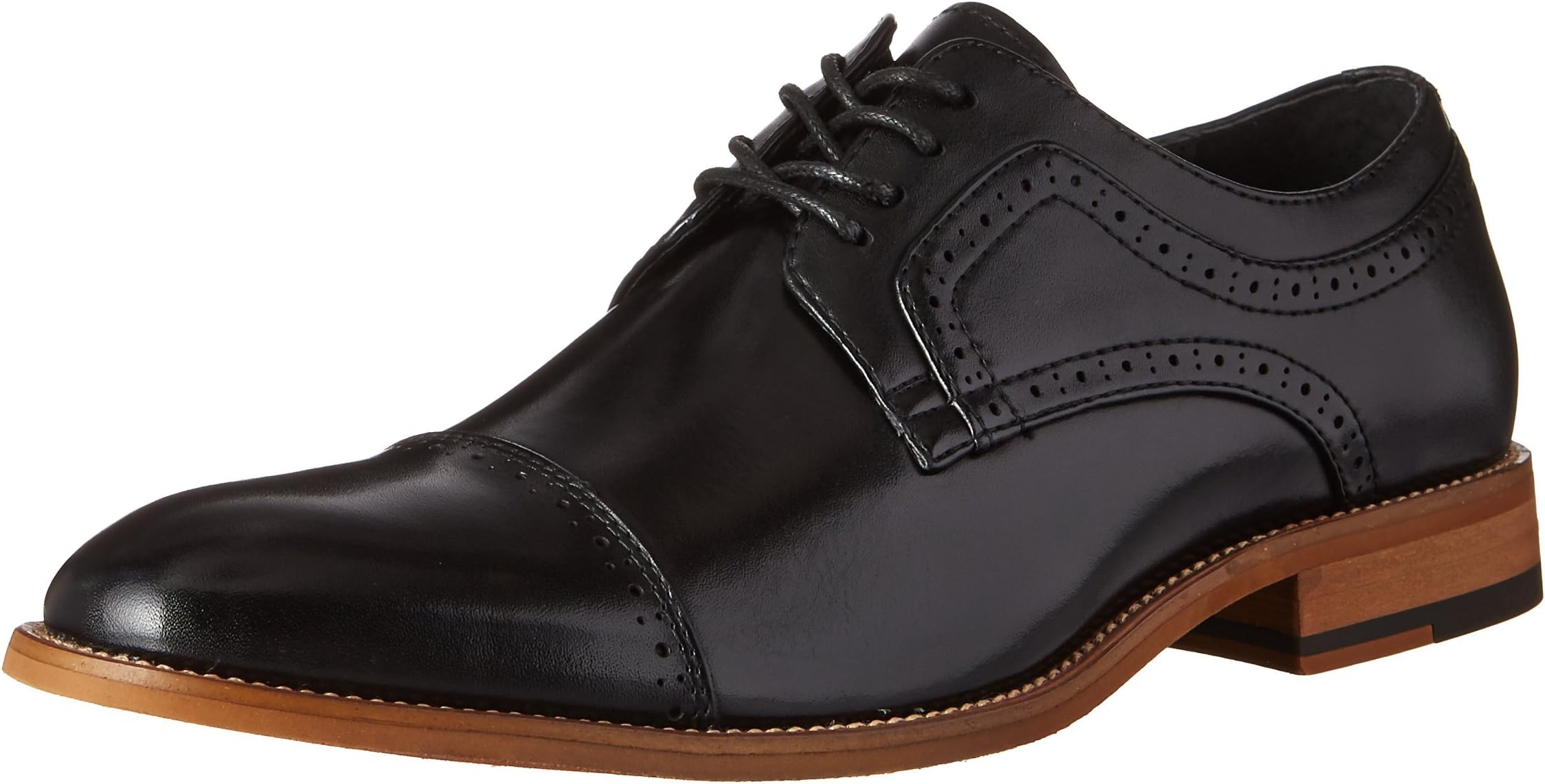 STACY ADAMS Men's Dickinson Cap-Toe Lace-up Oxford