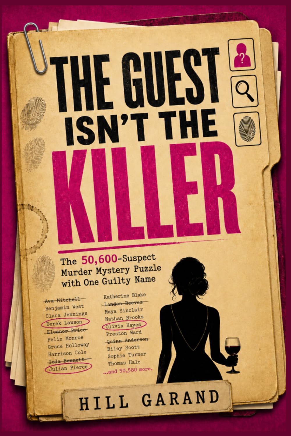 The Guest Isn’t the Killer: The 50,600-Suspect Murder Mystery Puzzle with One Guilty Name