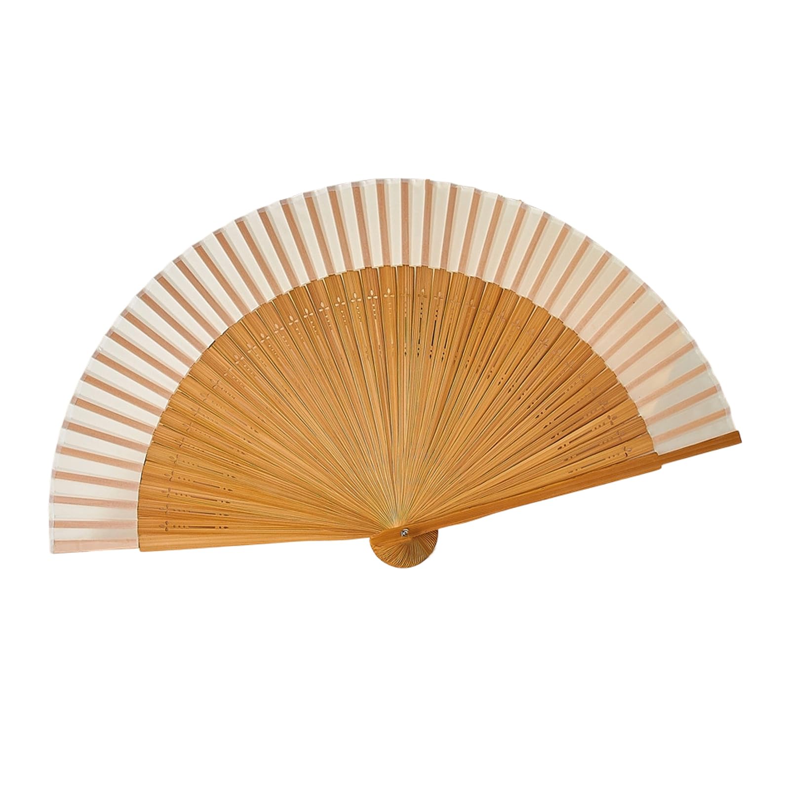 Uqezagpa Retro Folding Wooden Hollow Carved Fan Handheld Chinese Fan Decorative Hand Fanned, Photography Props Home Decorations Wooden Hand Wood Handheld Folding