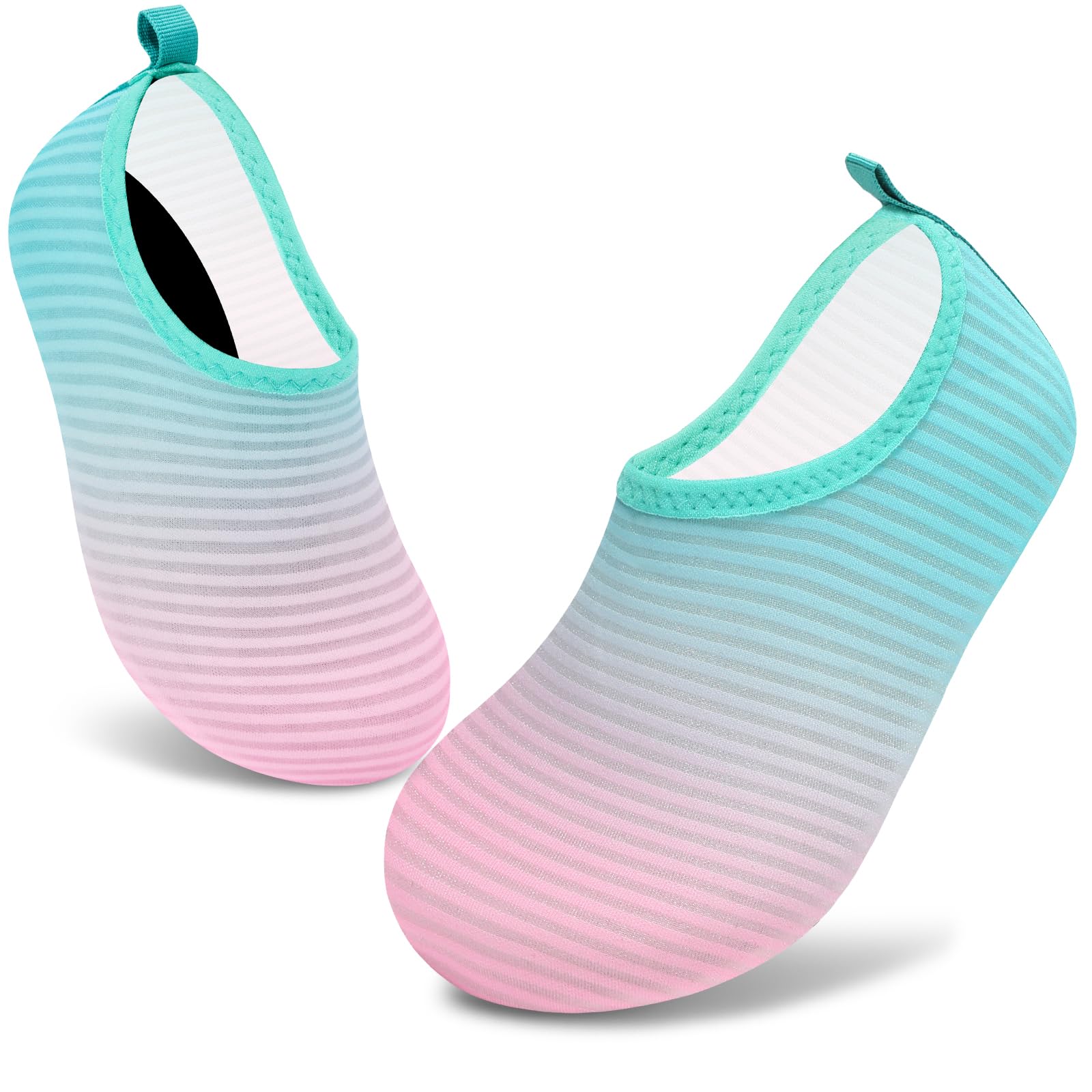 VIFUUR Kids Water Shoes Boys Girls Quick Dry Aqua Socks for Beach