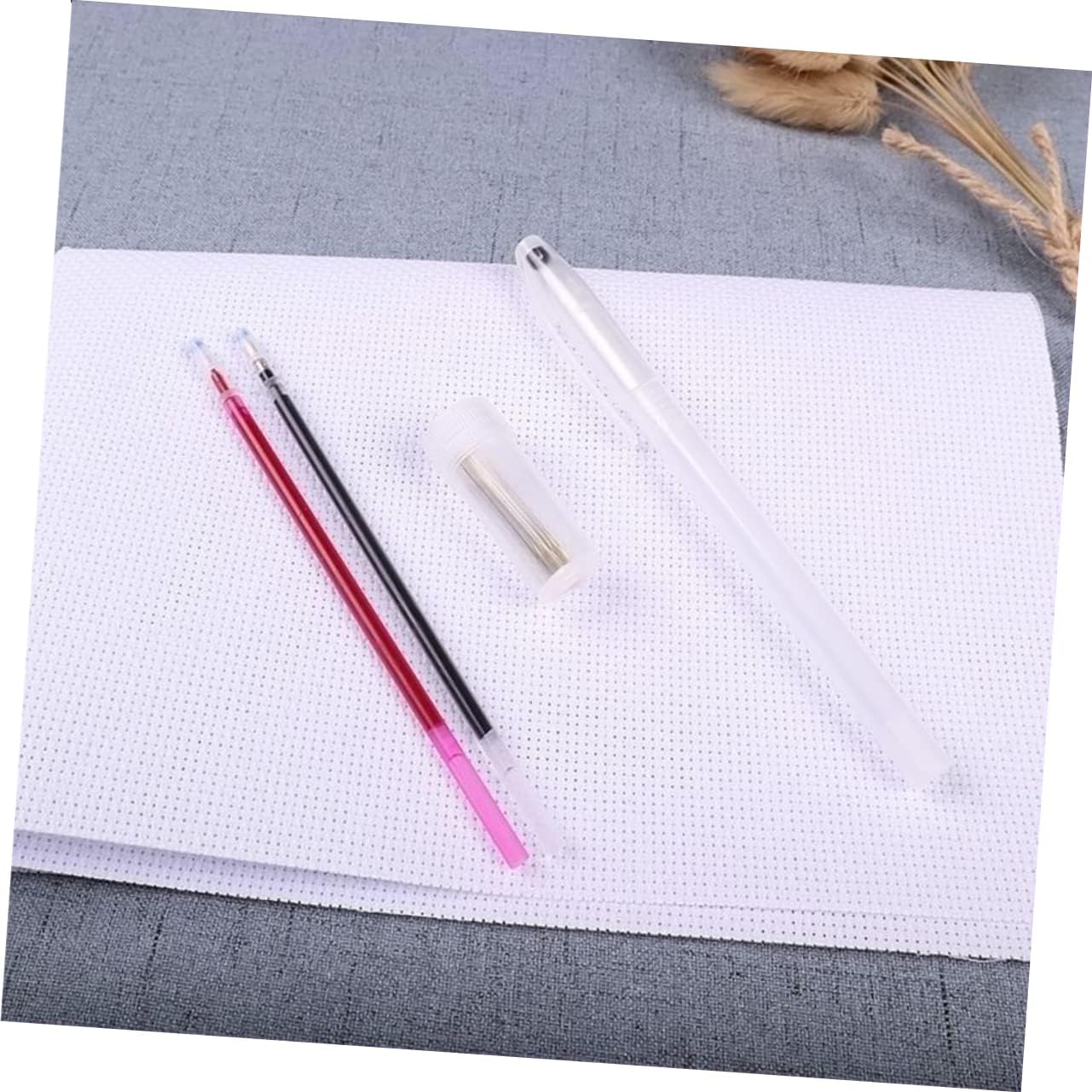 Angoily 6pcs Cross-Stitch Fabric for Embroidery Cotton Cloth DIY Needlework Fabric