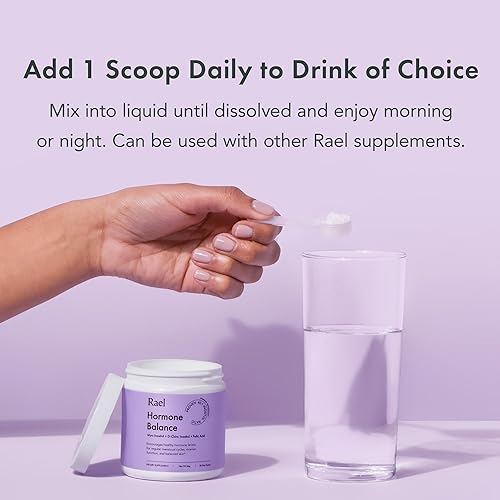 Miniatura 3 de Rael Paquete de suplemento para mujeres: equilibrio hormonal, mio-inositol y D-Chiro inositol (suministro para 30 días) y probióticos, 15 mil