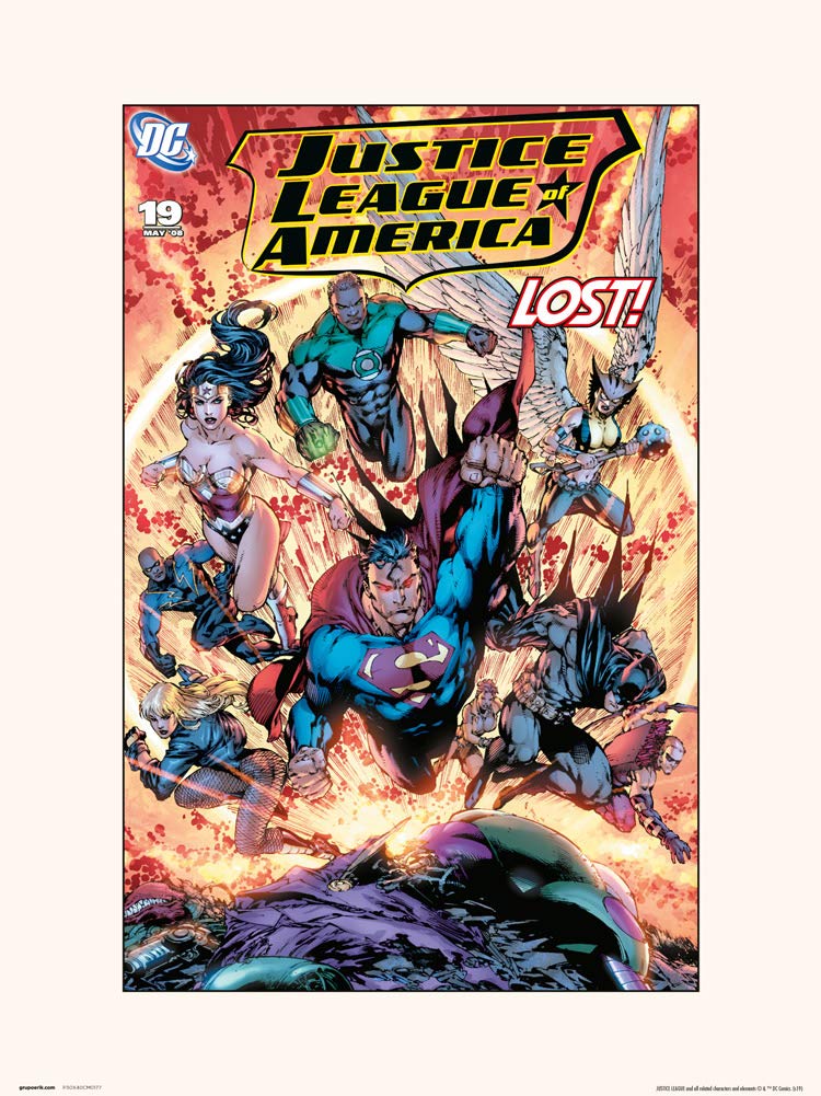 Grupo ErikGrupo Erik Art Print, Justice League of America Vol.2 No.19, 30 x 40 cm