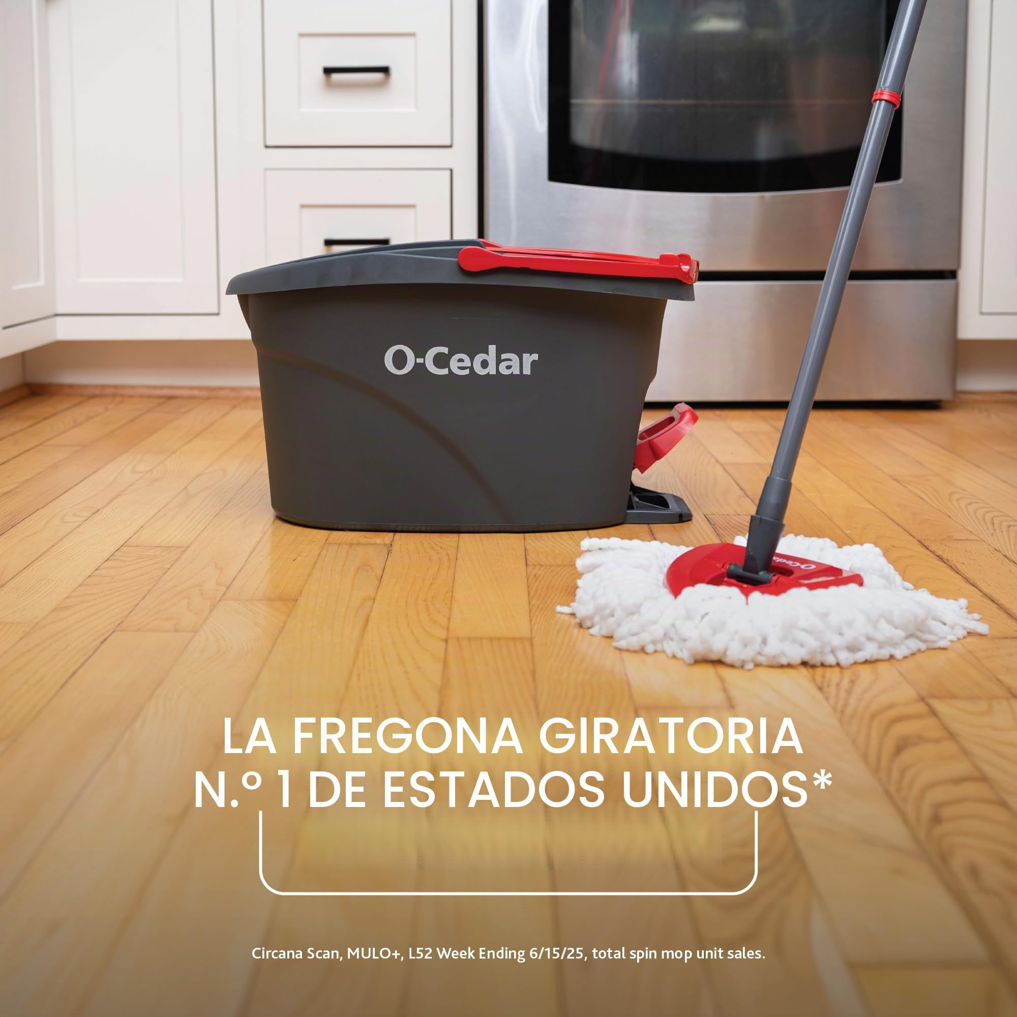 O-Cedar EasyWring Microfiber Spin Mop and Bucket Floor Cleaning System