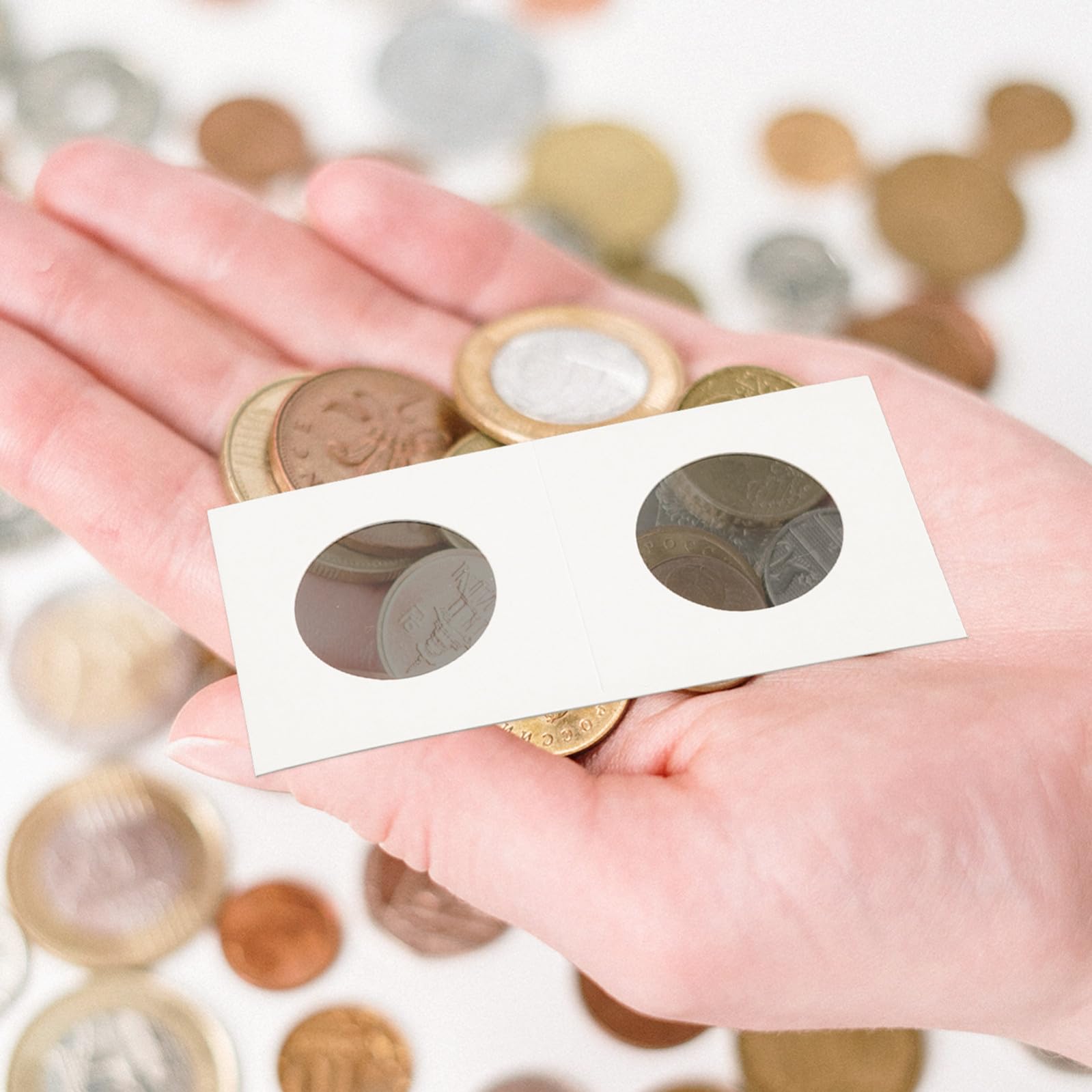 Raccoglitore Dimensioni 400 Collezione per Monete e a in da Proteggere e Esporre Monete di Varie 17,5 a 31,5 Mm per Collezionisti