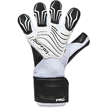 Buffon Atom Professional Goalkeeper Gloves Unisex G-Flat Cut, 3.5 mm German Latex Prime Grip Palm, Outlast Temperature-Regulating Backhand, Punching Zone & Extended