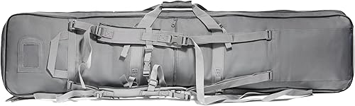 Vista 39 de Silfrae Rifle Backpack Soft Rifle Cases Shotgun Bag Tactical Rifle Case Shotgun Mochila Gun Case Arena
