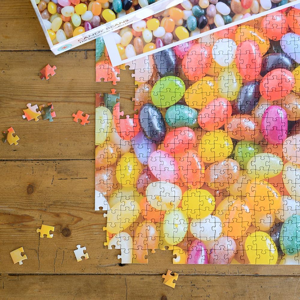 All Jigsaw Puzzles 1000 Pieces Candy Beans - Impuzzibles, UK Made Hard Jigsaw Puzzle for Adults, Gift Choice, 66 X 50cm, Portable