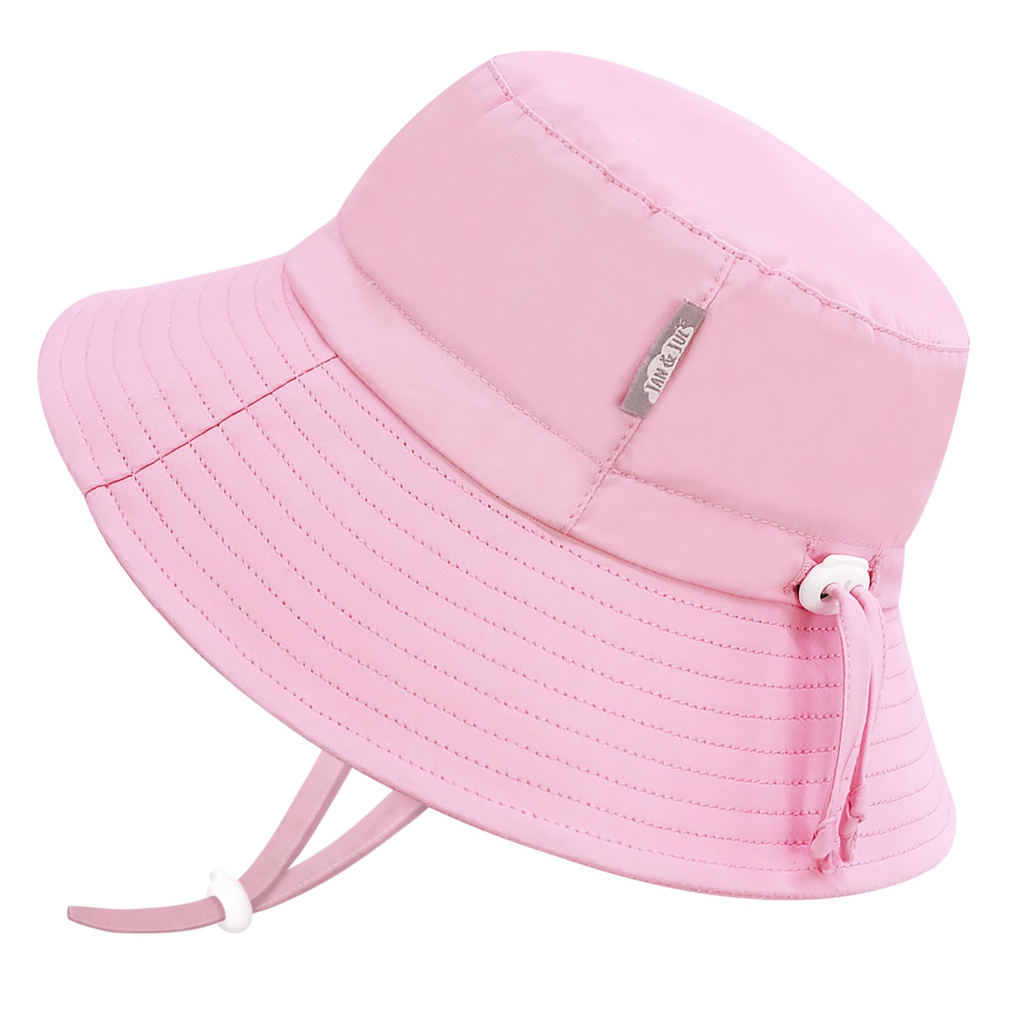 JAN & JUL Beach Toddler Boys Bucket Sun-Hats with Strap, Adjustable — view 19