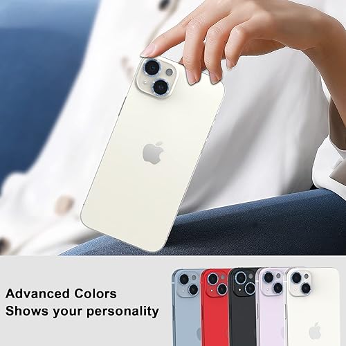 Miniatura 4 de Azul brillante 2 juegos para iPhone 14iPhone 14 Plus protector de lente, protector de pantalla de vidrio templado, protector de pantalla de cámara
