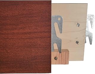 Bed Claw Heavy-Duty Hook-On 82" x 6" Replacement Queen/King Wood Bed Side Rails, Bed Frame (Medium Finish)