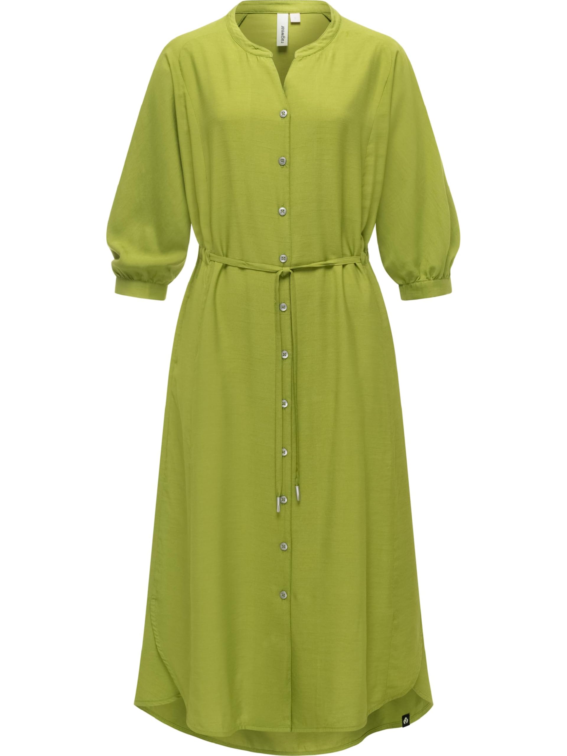 Ragwear Damska sukienka midi elegancka sukienka bluzkowa z paskiem w talii Trea Dress XS-XXL