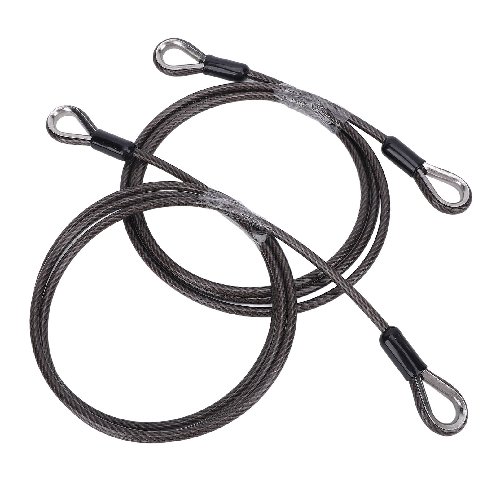 Cable de elevación de puerta trasera de remolque resistente con clip metálico 8