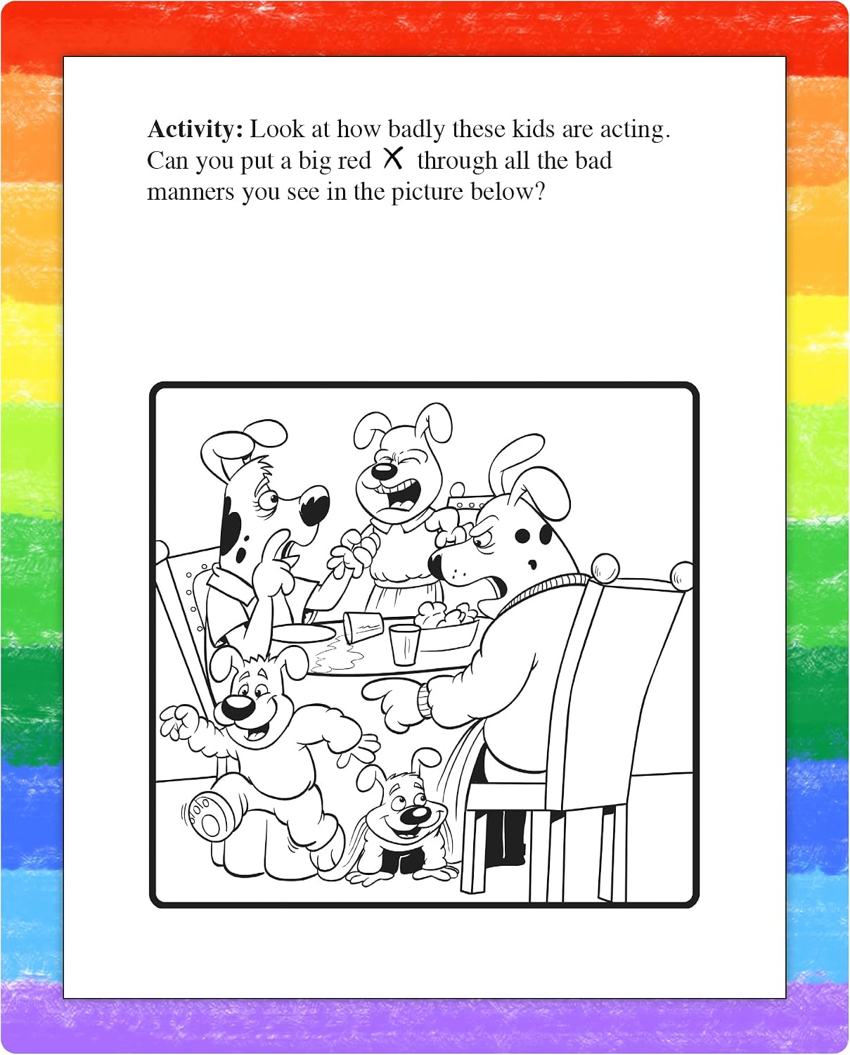 ZOCO - Eating Out is Fun - Mini Activity Pads (50 Bulk Pack Without Crayons) - Coloring, Games, Mazes, Word Search, Puzzles, Activities - Restaurant, Cafe, Diner, Handout for Kids